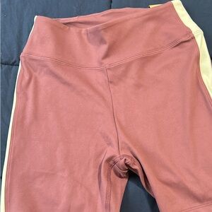 PINK Victoria's Secret Rust and Yellow Bike Shorts